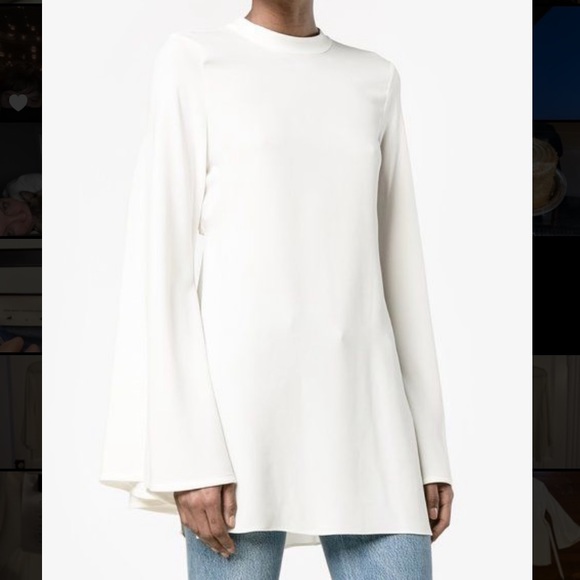 Ellery Tops - Stunning Ellery side spilt long tunic top with ties